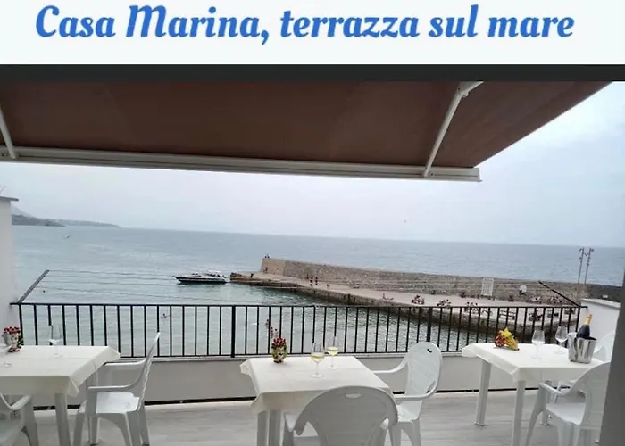 Casa Marina,la terrazza sul mare